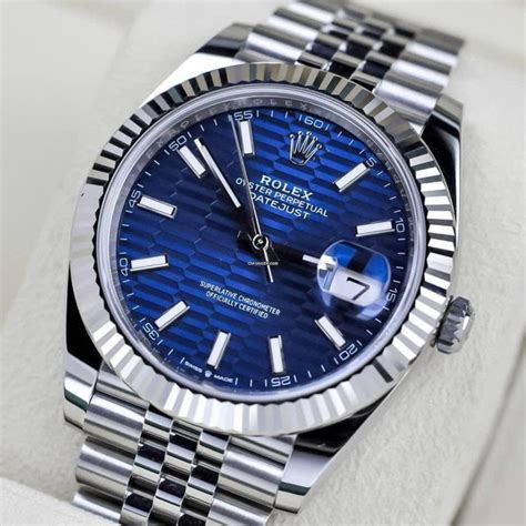 rolex datejust ii blue review|Rolex Datejust blue motif.